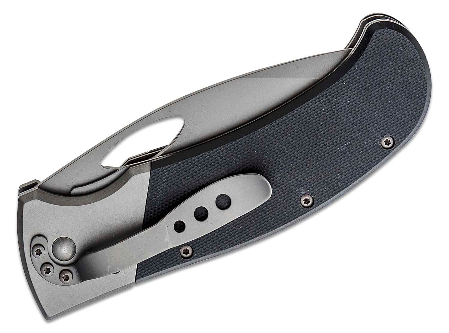 KA-BAR 3077 Gila Folding Knife 3-7/8" Plain Blade, G10 Handles, Liner Lock