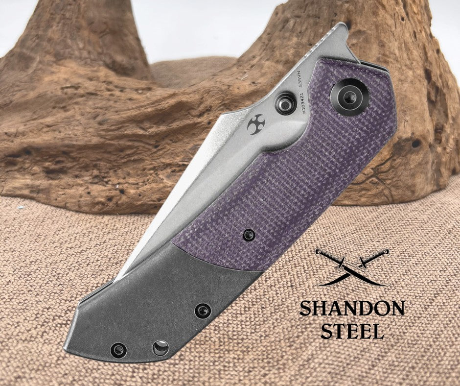 Kansept Knives Fenrir Linerlock Purple Mic K1034Z1