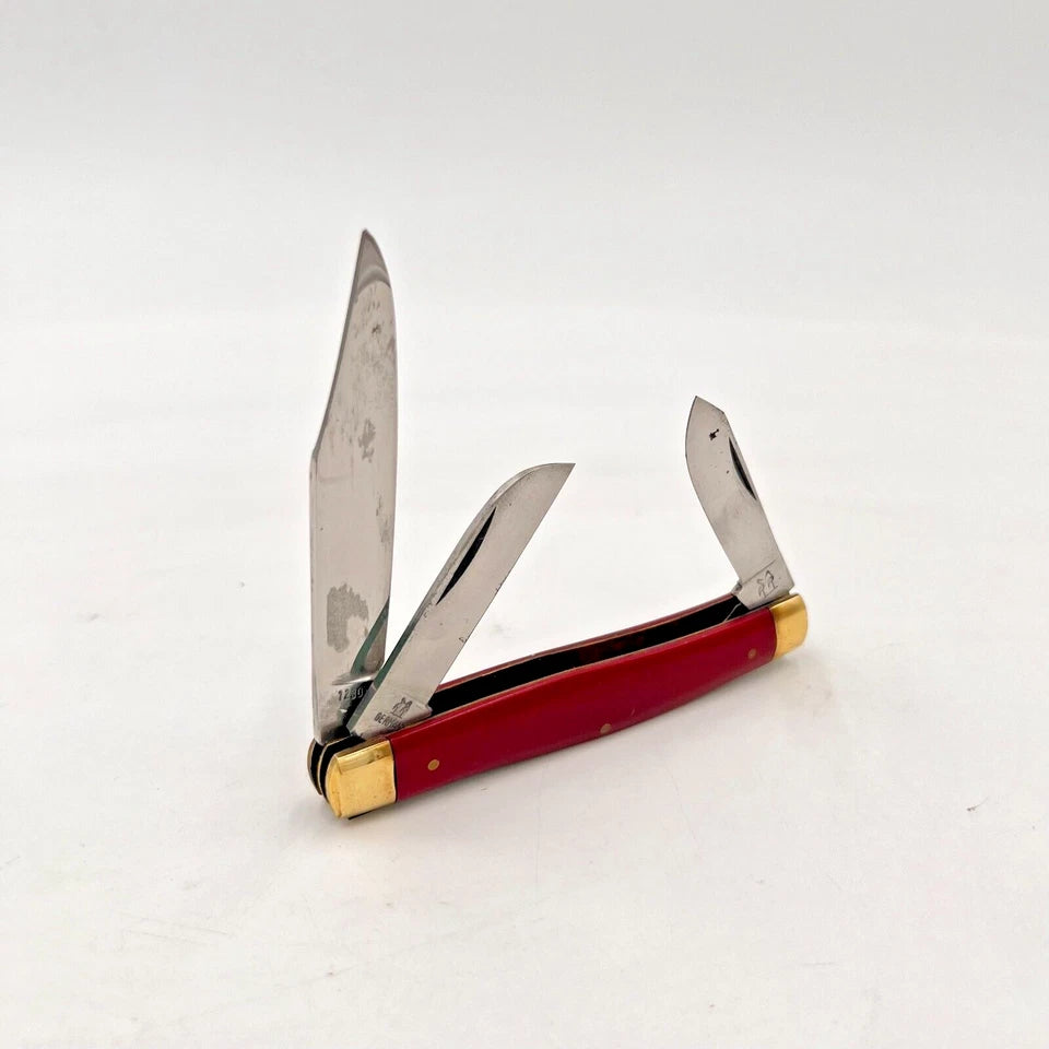 Kissing Crane Stockman 1230XX Red handle scales (18)