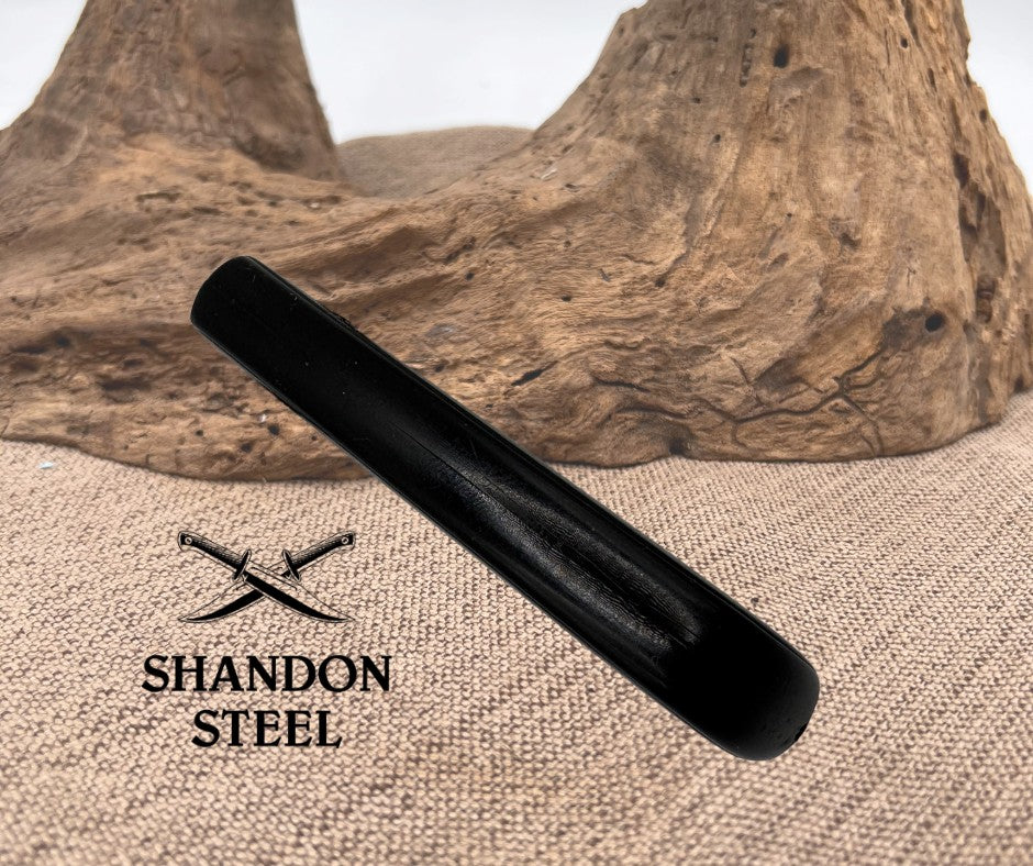 Kissing Crane Coal Miner Robert Klaus KC43CM Single Blade Black Pkt Knife (019)