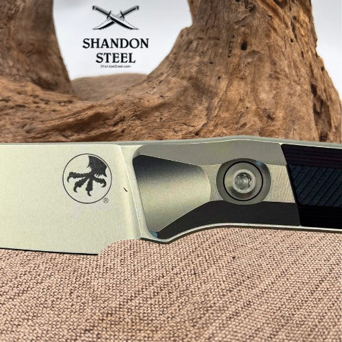 Microtech Paring Knife Black Cherry G-10 Handle w/ Stonewash M390MK 3500B-10BC