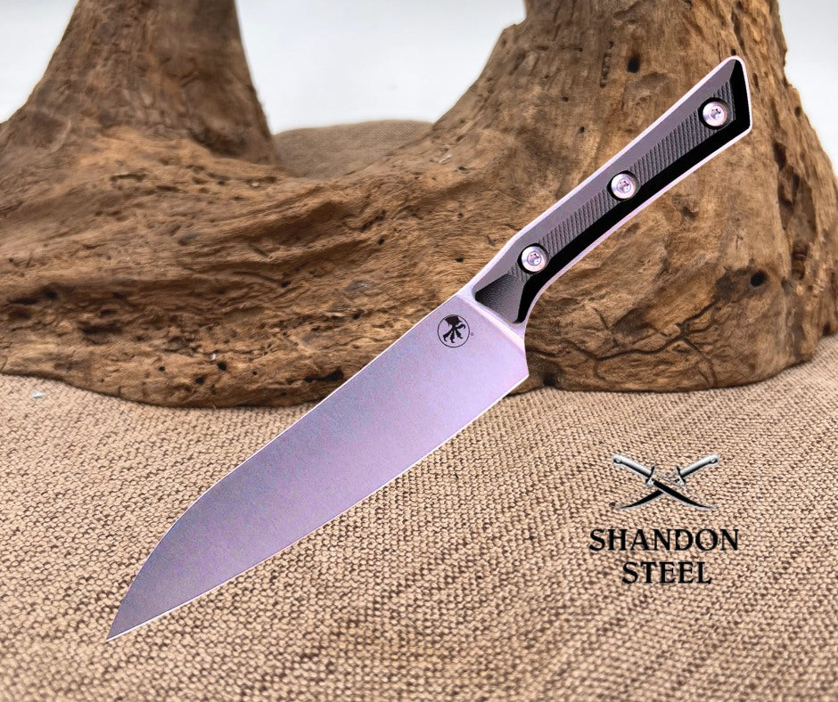 Microtech Utility Knife Black G-10 Handle w/ Stonewash M390MK 3400-10BK