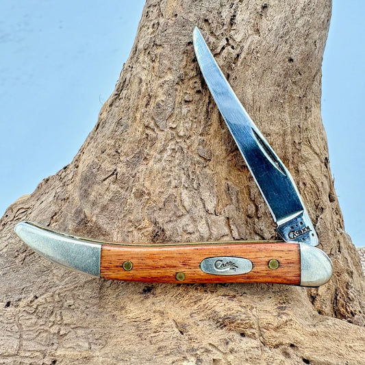 CASE XX 710096 SS 3" Mini Toothpick 2-1/4” Blade Wood Handle Pocket Knife (73)