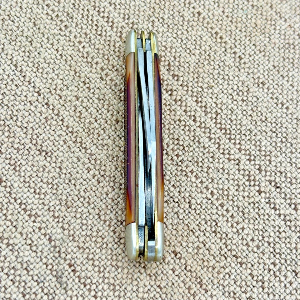 Schrade Old Timer 108OT Junior 3 Blade Stockman Pocket Knife Made In USA (216)