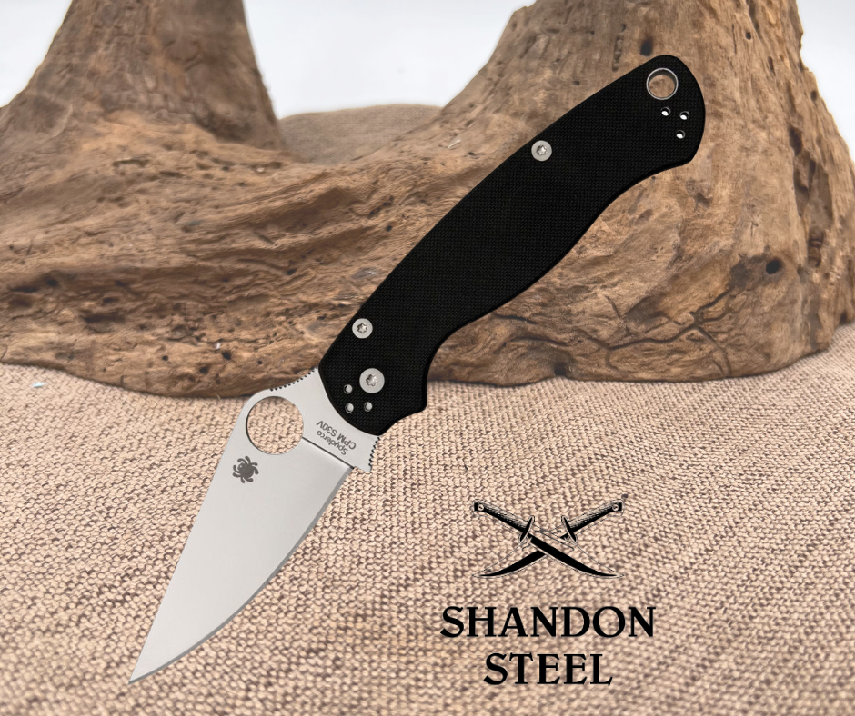 PARA MILITARY 2 BLACK G-10 PLAINEDGE C81GP2