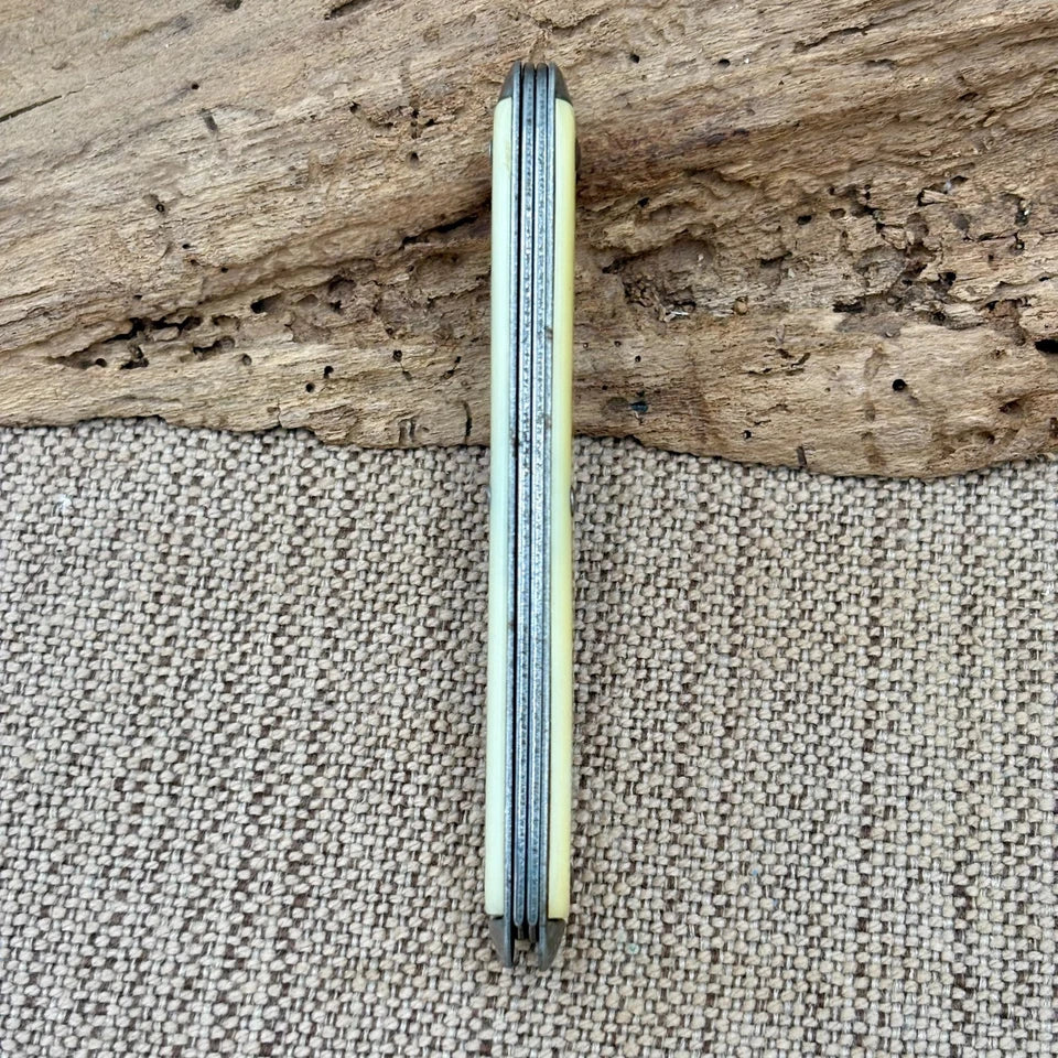 VINTAGE PRR PENNSYLVANIA RAILROAD NOVELTY KNIFE CO USA 2 BLADE JACK (186)