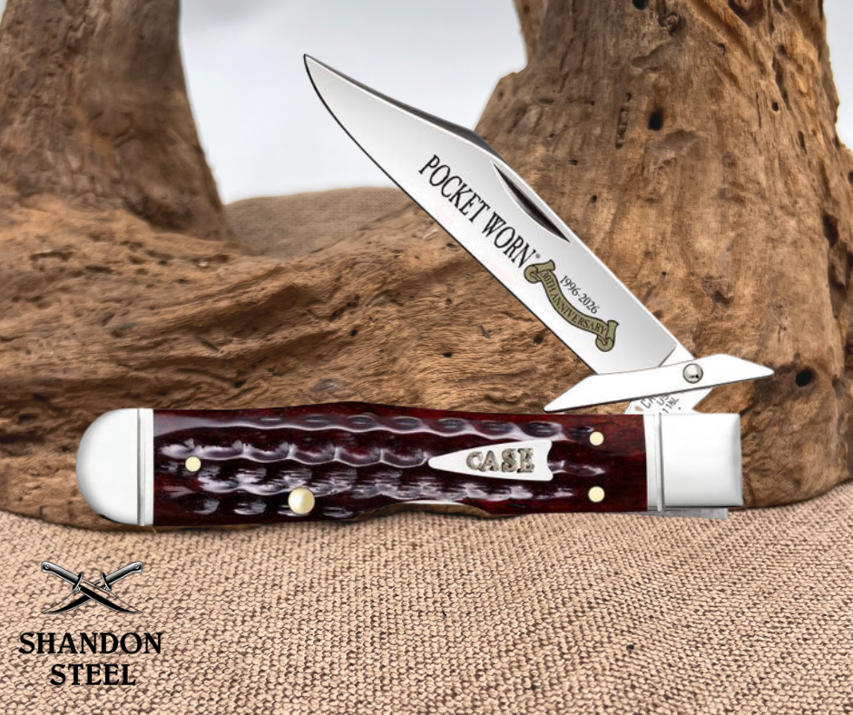 **Pre- Order** Case XX Pocket Worn® Mahogany Bone Cheetah® Cub (611 1/2L SS) 55236