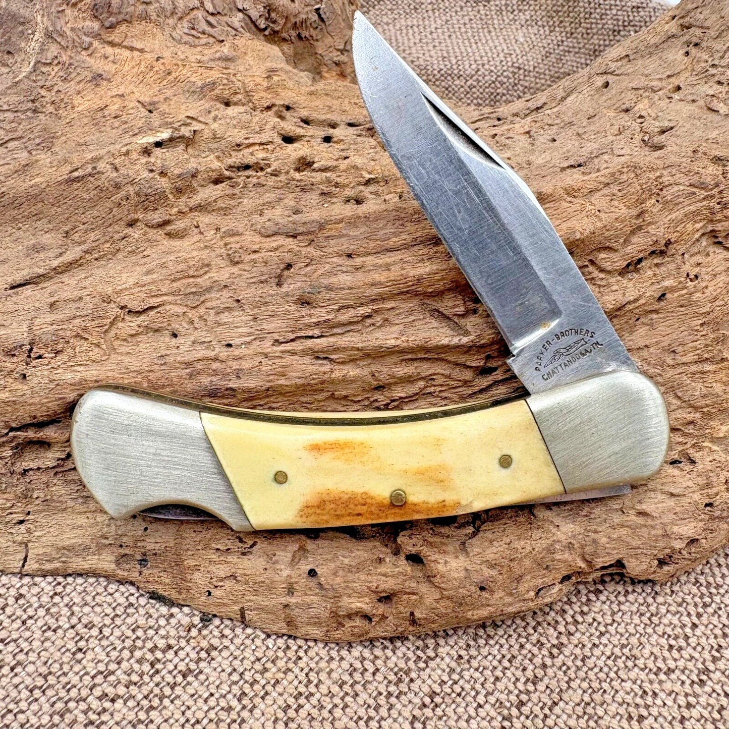 Parker Cutlery Company Stag K248 Limited Edition Single Blade Lockback Knife 172