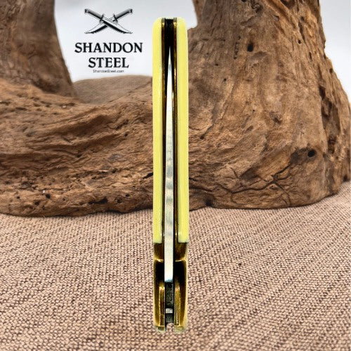 Parker Cutlery Vintage Mustang Single Lock Back Drop Point Blade Japan (167)