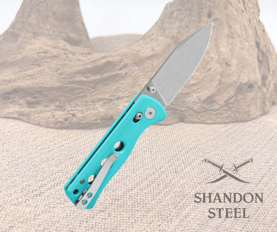 QSP Canary Glyde Lock Tiffany Blue G10 Handle QS150GL-C1