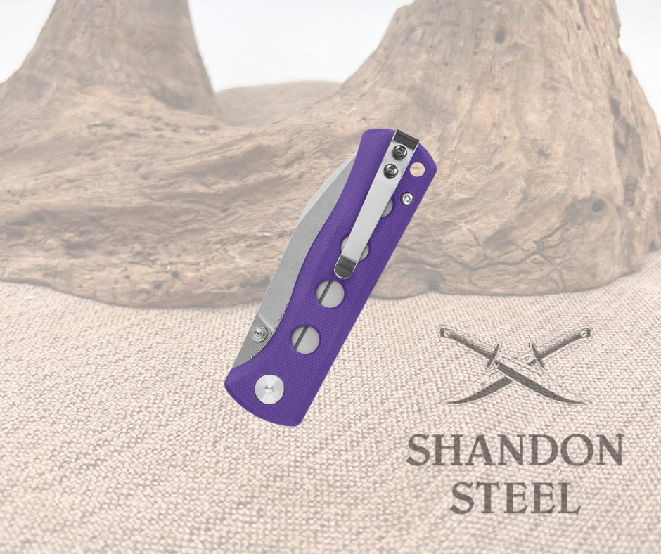 QSP Canary Purple G10 Handle QS150-D1