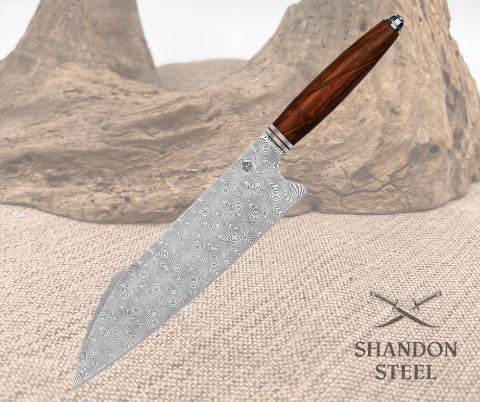 QSP Kitchen Knife 8'' Harpoon Chef QS-KK-001B