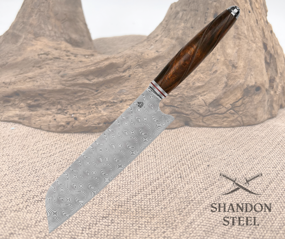 QSP MULAN 7" SANTOKU DAMASCUS QS-KK-002B