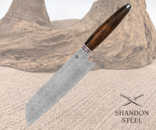 QSP MULAN 7" SANTOKU DAMASCUS QS-KK-002B