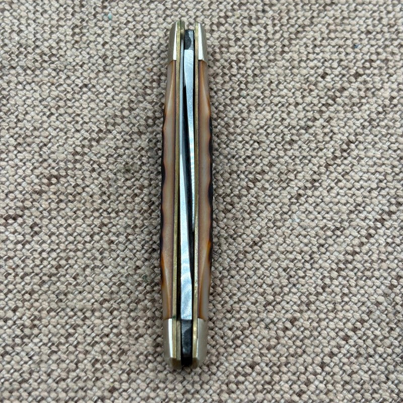 Vintage Queen Cutlery #9180 2 Blade Pen Pocket Knife 1997 Titusville USA (158)