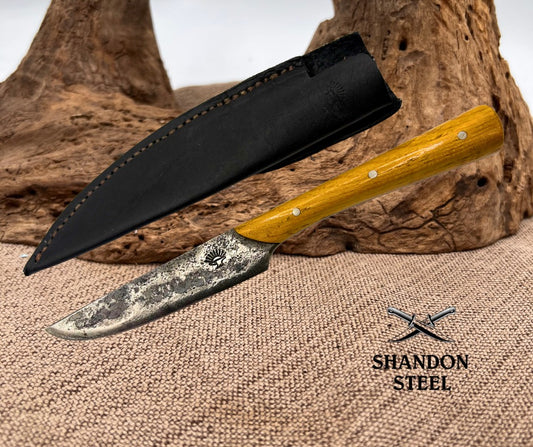 Custom USA Hand forged Trade Hunting Skinning Frontier Patch Plains Knife (P06)