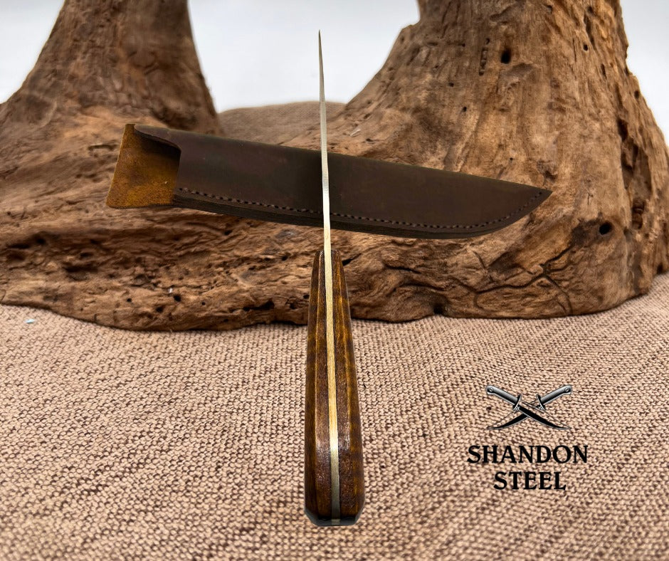 Custom USA Hand forged Trade Hunting Skinning Frontier Patch Plains Knife (P07)