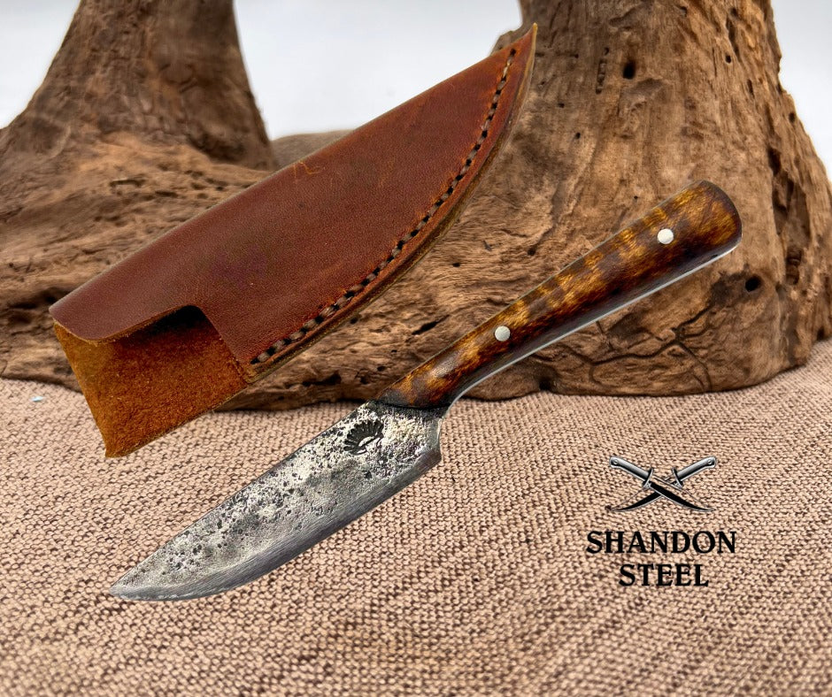 Custom USA Hand forged Trade Hunting Skinning Frontier Patch Plains Knife (P04)