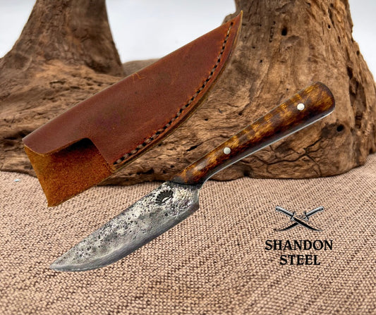 Custom USA Hand forged Trade Hunting Skinning Frontier Patch Plains Knife (P04)
