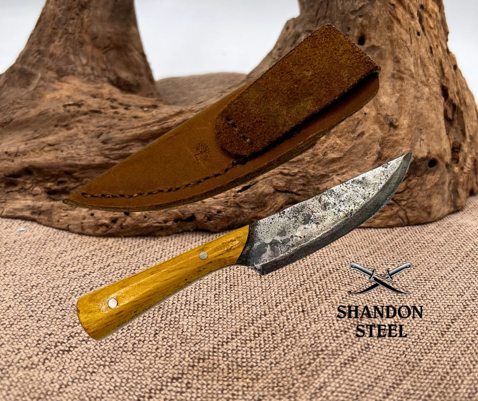 Custom USA Hand forged Trade Hunting Skinning Frontier Patch Plains Knife (P01)
