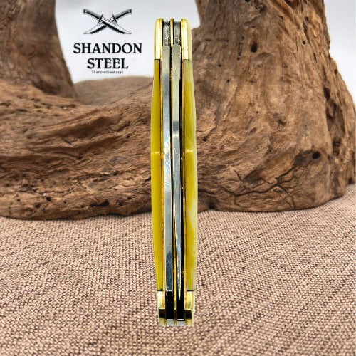 Raging Bull Double Trouble 2 Blade Trapper Slipjoint Folding Pocket Knife (62)