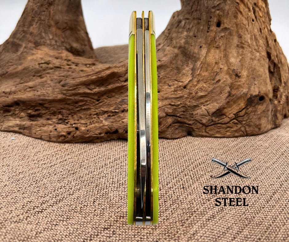 Rough Ryder Moon Glow Half Hawk 2 Blade Folding Pocket Knife RR2494 (29)