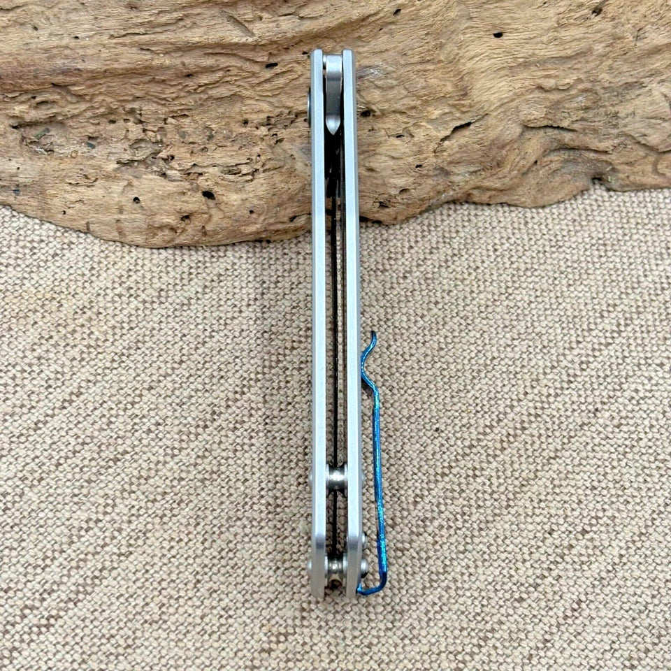 Ruike P128-SF Knife 3Cr14N Handle 14C28N Plain Edge Flipper Pocket Knife (163)