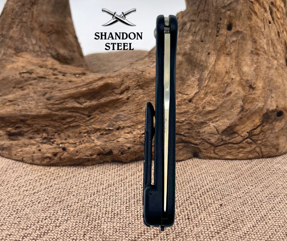 SOG Auto Clip Plain Edge Lockback Folding Pocket Knife BG-42 Steel Rc 60 (169)