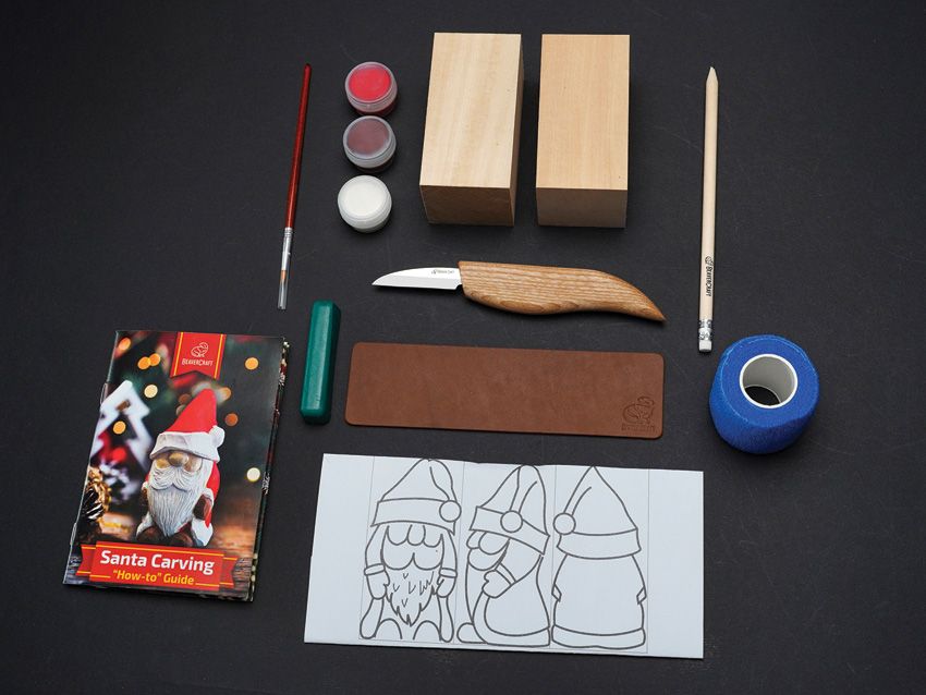 Beavercraft Santa Carving Kit BVRDIY06