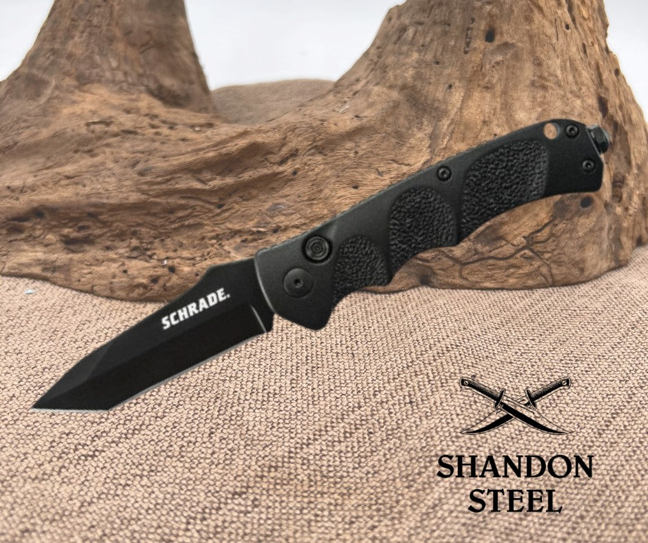 Schrade Auto Black Tanto SC60BT