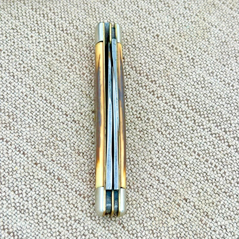 Vintage Schrade Walden 832, 3 blade stockman traditional folding knife (158)