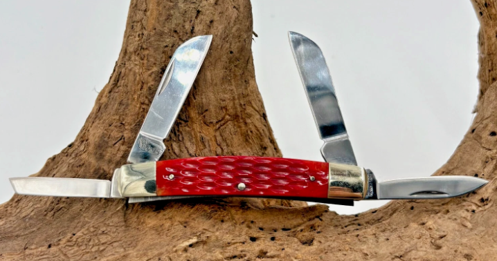 BOKER TREE BRAND REDBONE 4 BLADE CONGRESS FOLDING POCKET KNIFE 110721