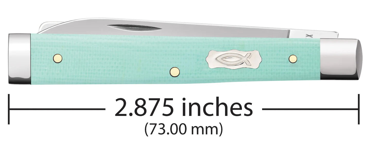 Case XX Smooth Seafoam Green G-10 Baby Doc 18108