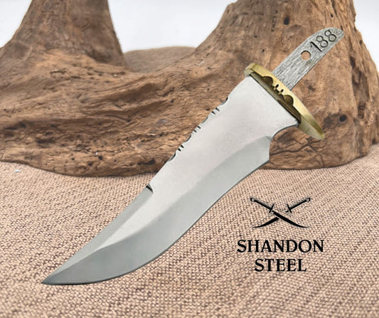 4.5" Knifemaking Skinner Blade Blank With Sheath BLSOB6