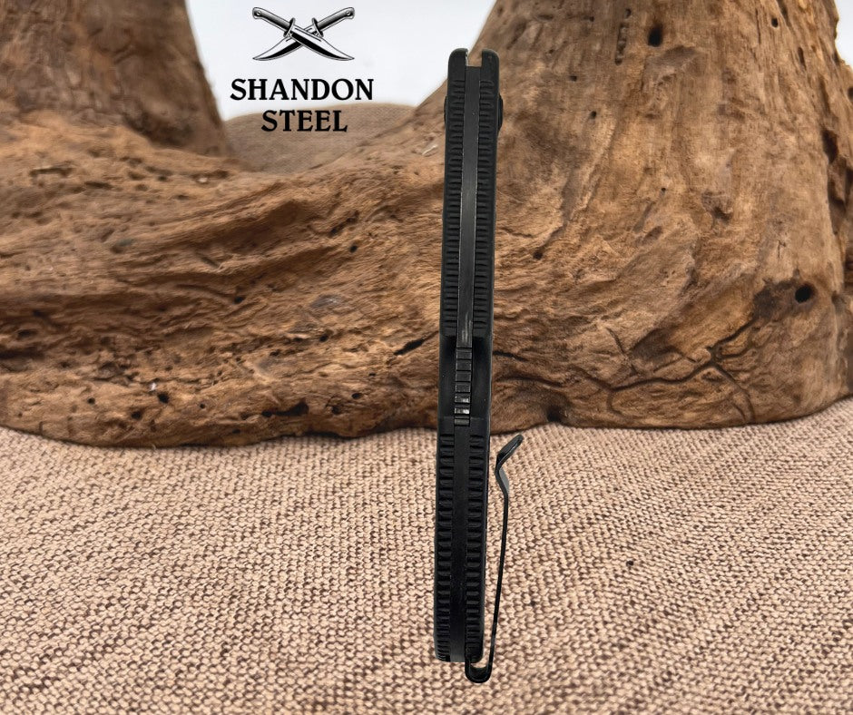 Sog SogZilla Folding Knife SP-01 Lockback Stainless Blade Black Handle (33)