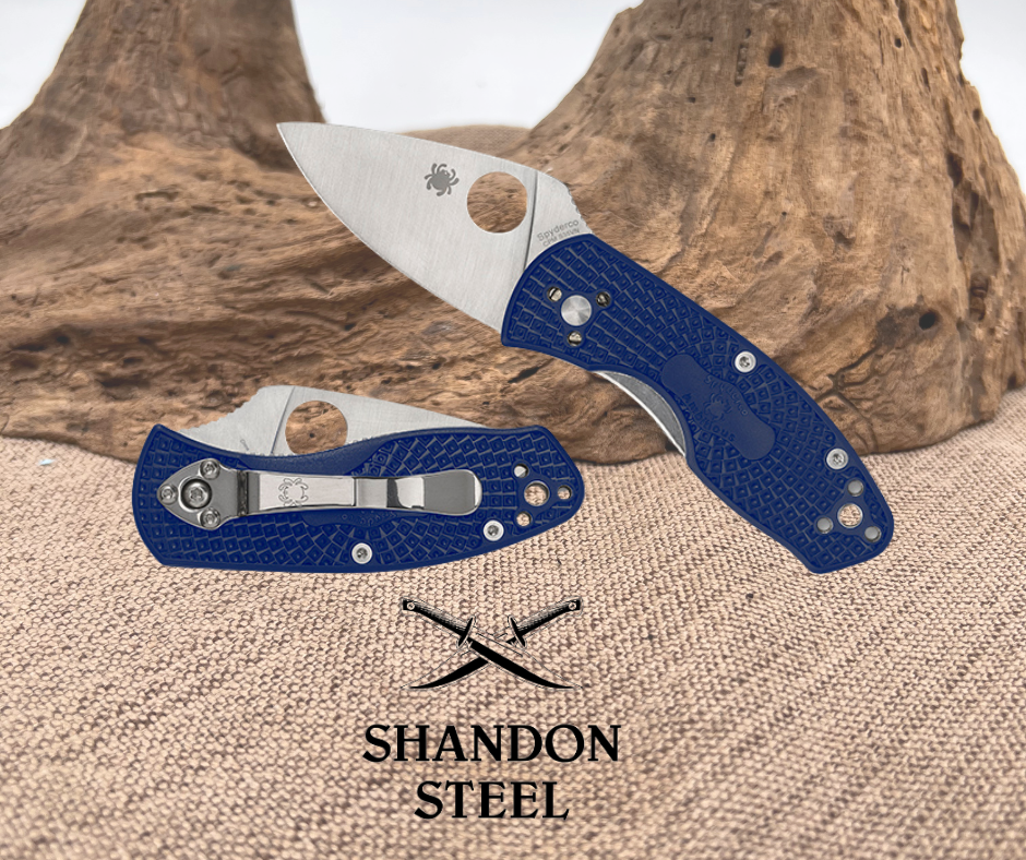Spyderco AMBITIOUS™ LIGHTWEIGHT BLUE CPM S35VN C148PBL