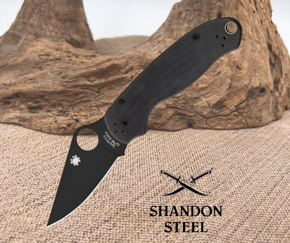 Spyderco Para 3 Black Blade SC223GPBK