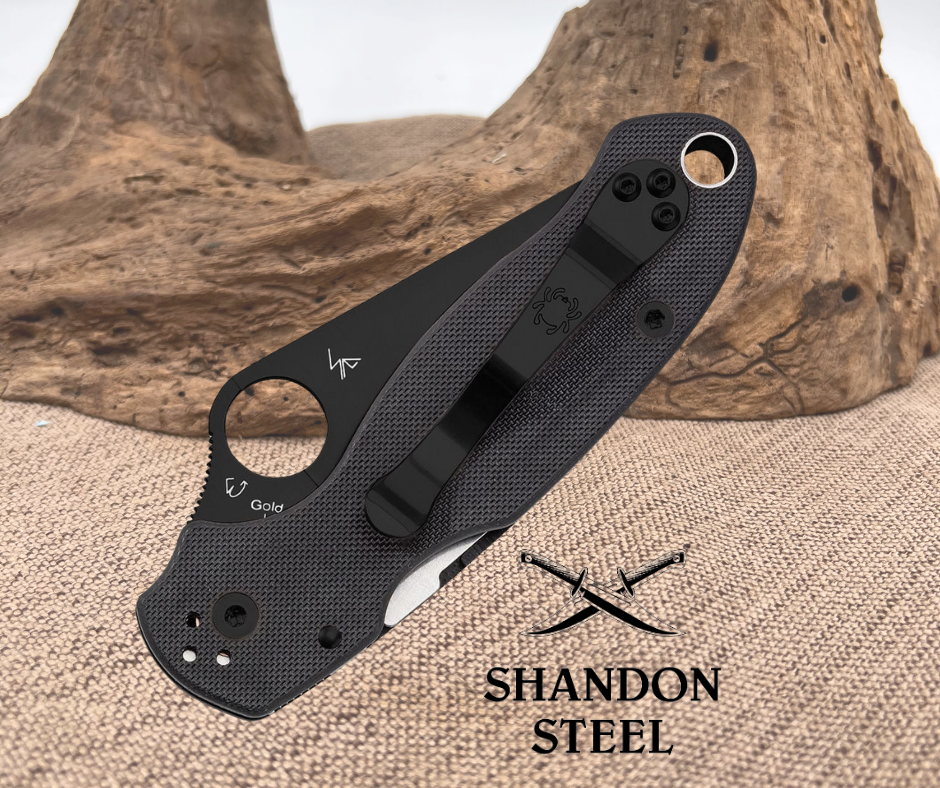 Spyderco Para 3 Black Blade SC223GPBK