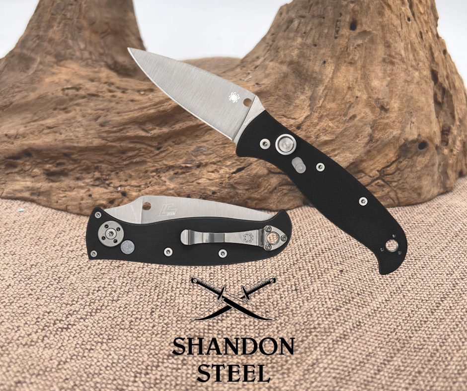 Spyderco AUTONOMY 2 BLACK G-10 PLAINEDGE C165GP2