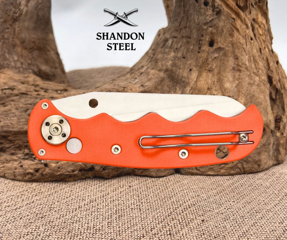 Spyderco AUTONOMY ORANGE G-10 WITH SAFETY SPYDEREDGE C165GSOR