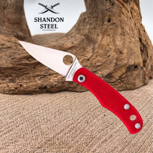 Spyderco Bug® Red G-10 C133GRDP