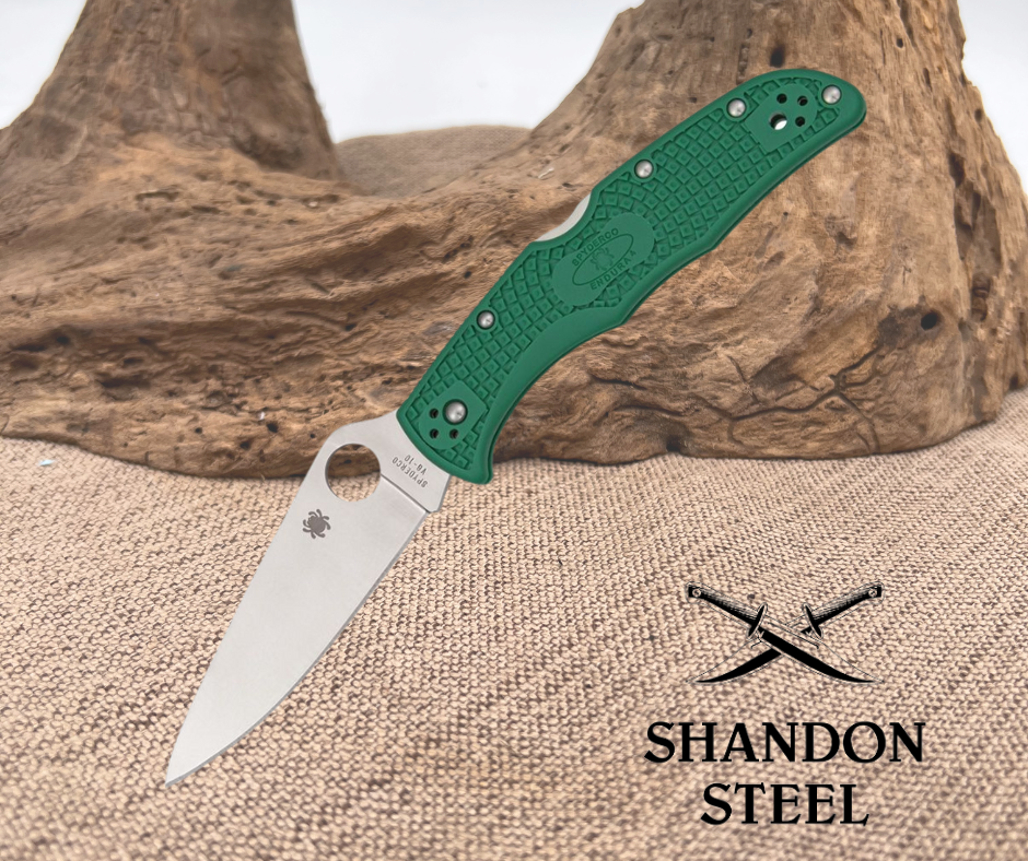 Spyderco Endura 4 Lockback Green C10FPGR