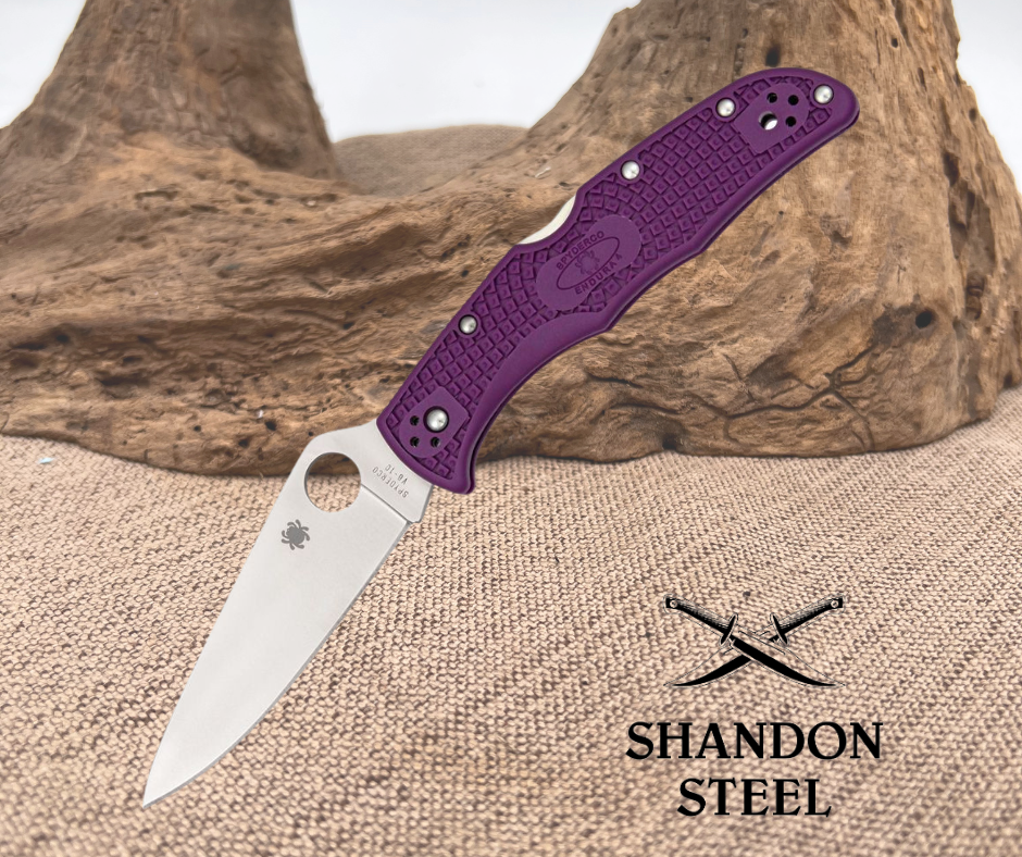 Spyderco Endura 4 Lockback Purple C10FPPR