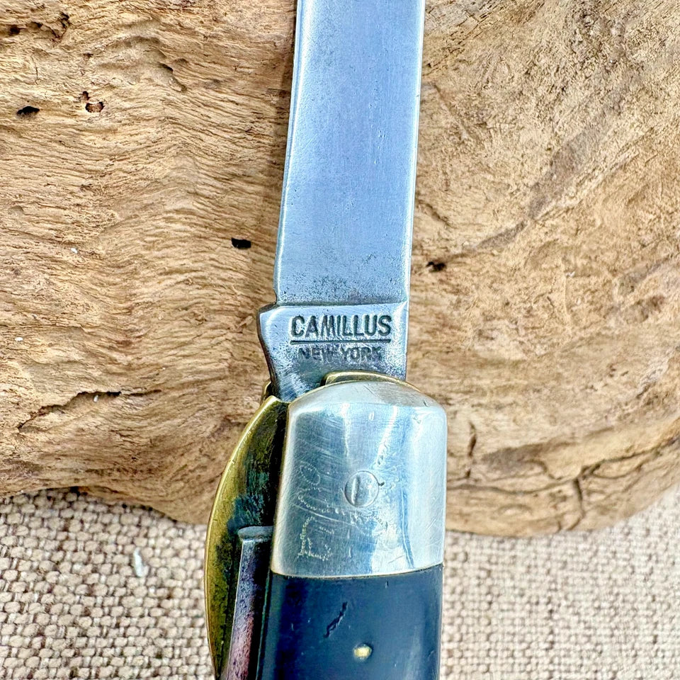 CAMILLUS NY USA TL-29 Electrician's Linemans 2 Blade Pocket Knife 157