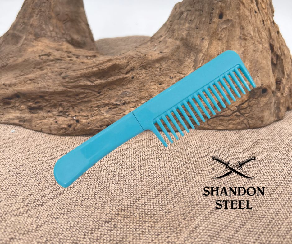 Teal Comb Knife HWT229J