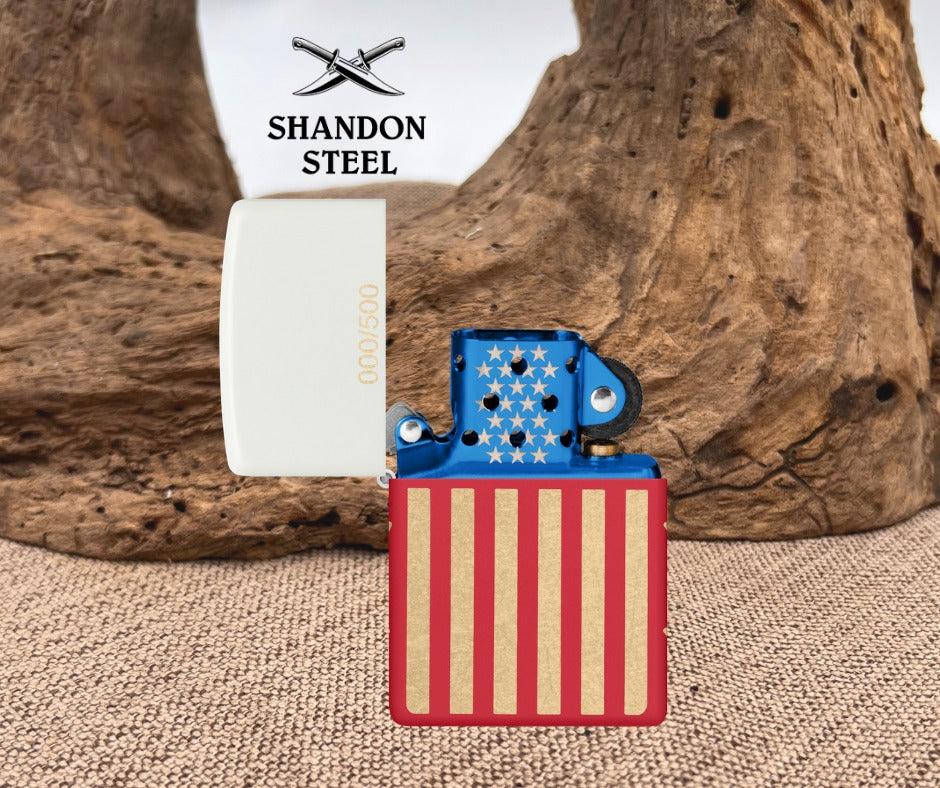 *Pre-Order* Case XX™ Trapper and Lighter Gift Set America 250 25000 Stainless 1/500 Pocket Knife