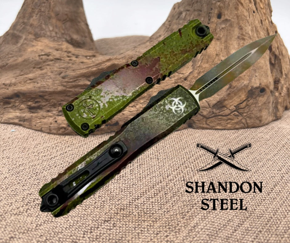 Microtech ULTRATECH GEN III ZBP D/E STANDARD OUTBREAK SIGNATURE SERIES 1122-1OBDS