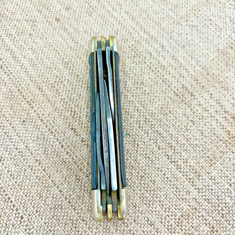 Ulster USA Camp Pocket Knife Scout Camping Delrin Multitool can opener (85)
