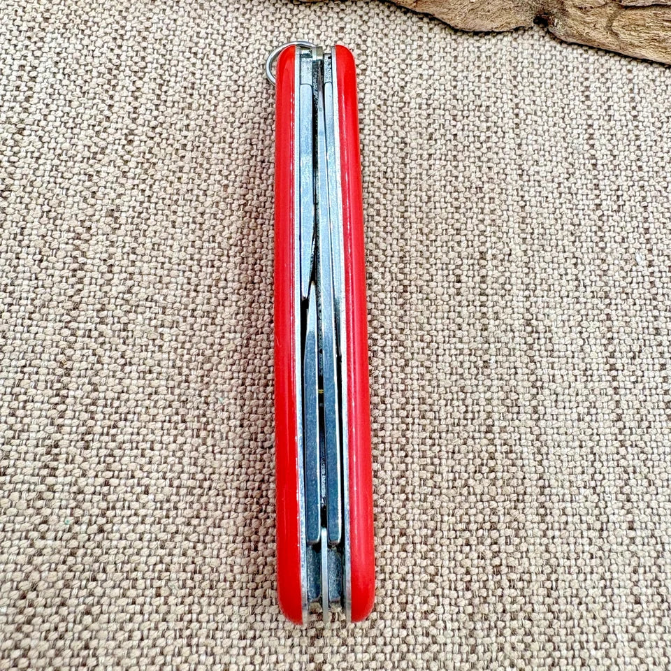 VICTORINOX GENUINE RED SPARTAN 91mm 14-FUNCTION SWISS ARMY KNIFE CLEAN SHARP -66