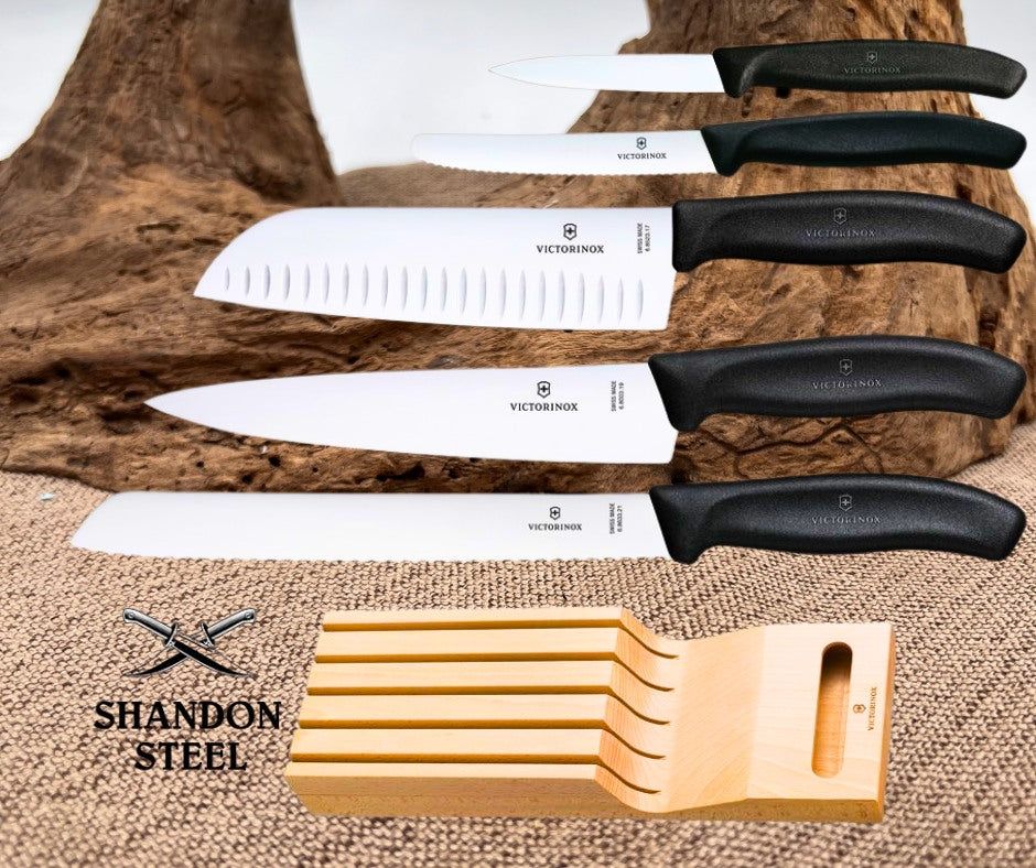 Victorinox In-Drawer Knife Set/Holder VN671435